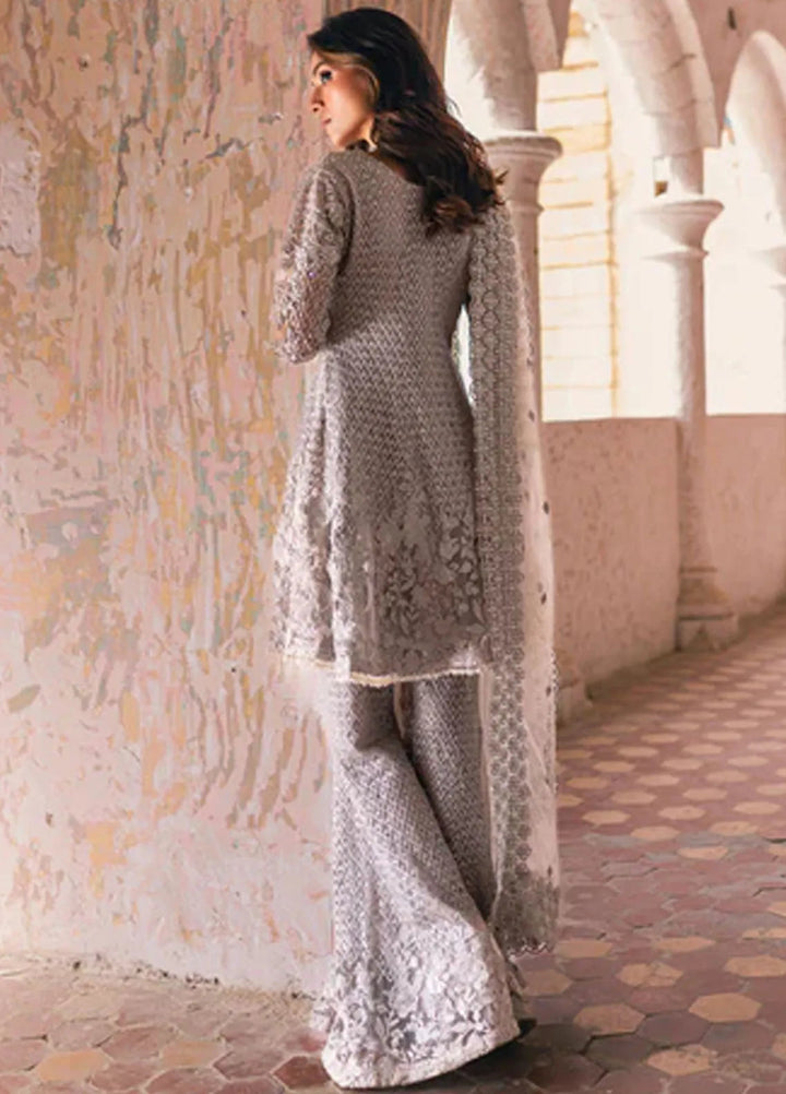 Azure Embroidered Net Suit Unstitched 3 Piece AZ24W Jugnu - Formals Collection