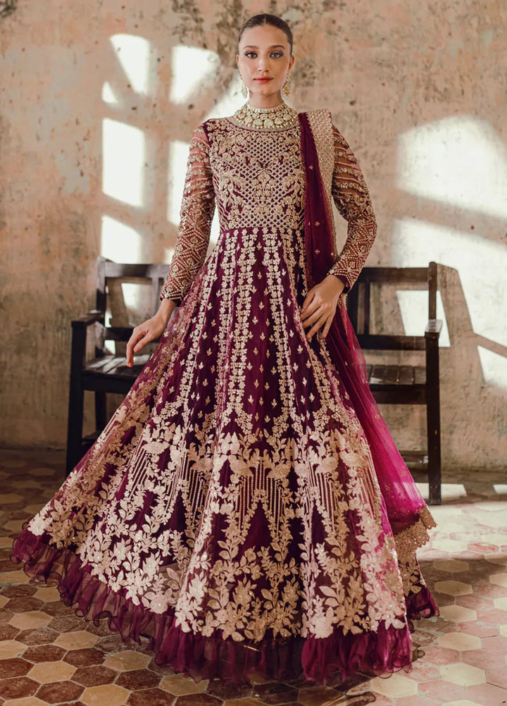 Azure Embroidered Net Suit Unstitched 3 Piece AZ24W Parisa - Formals Collection