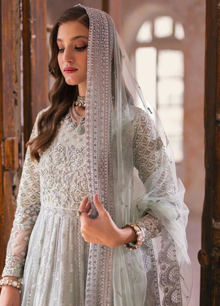Azure Embroidered Net Suit Unstitched 4 Piece AZ24W Aarzoo - Formals Collection