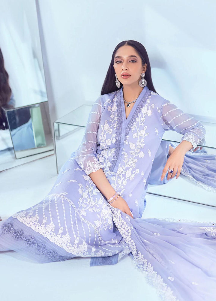 Azure Pret  Chiffon 3 Piece Suit Trinket TKES002