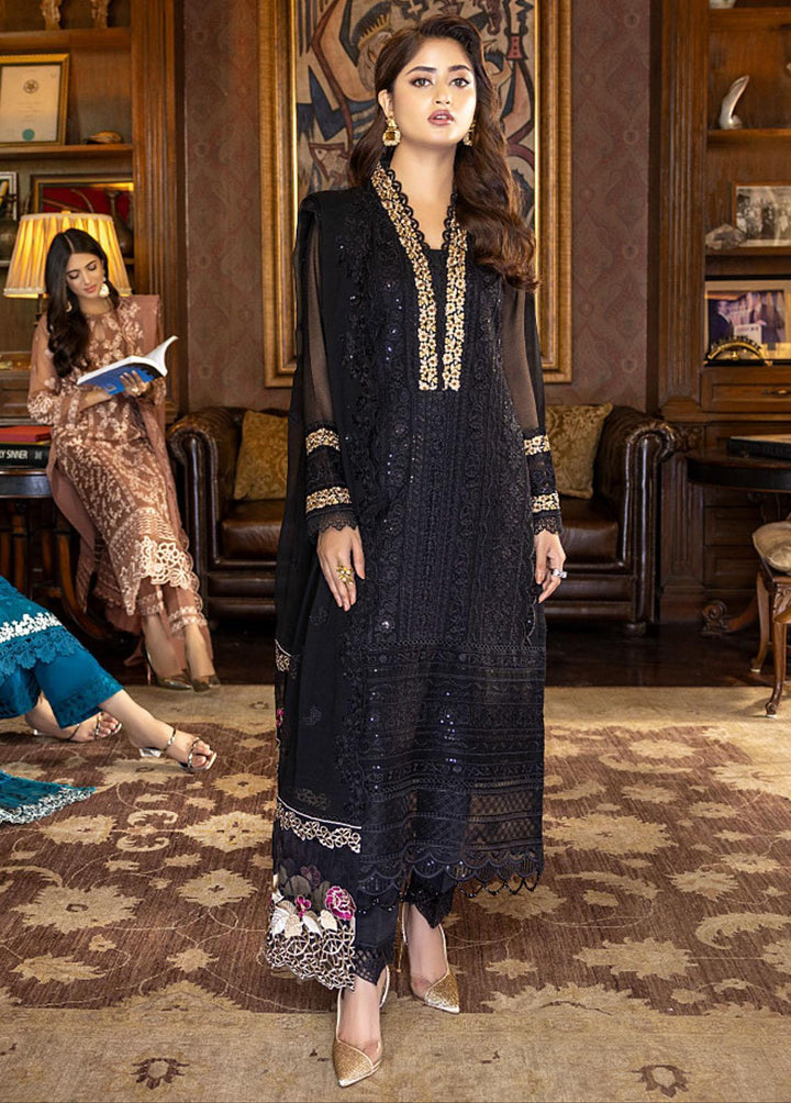 Azure Embroidered Chiffon Suits Unstitched 3 Piece AZU22LE AS-85 Dazzling Fairy - Eid Collection