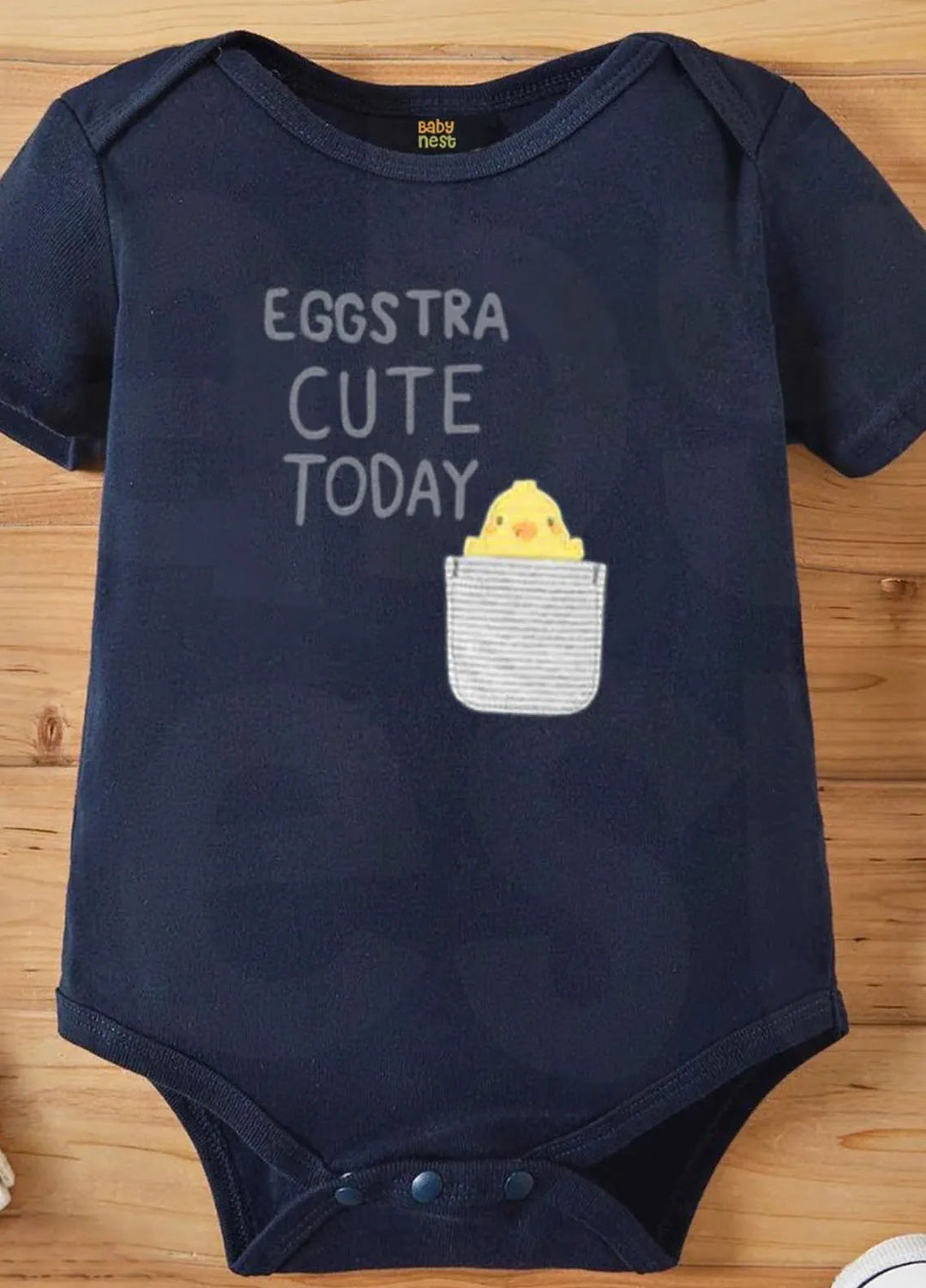 Baby Nest Casual Romper Eggstra Cute Today Navy Blue