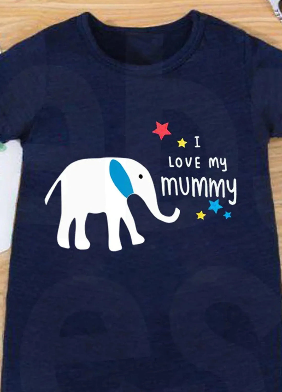 Baby Nest Casual Romper I Love My Mummy - Blue
