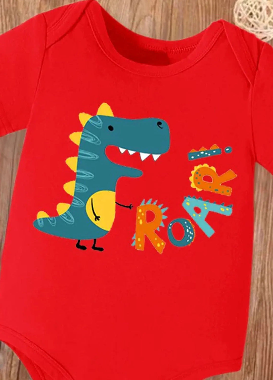 Baby Nest Casual Romper RBT BNO Roar - Red