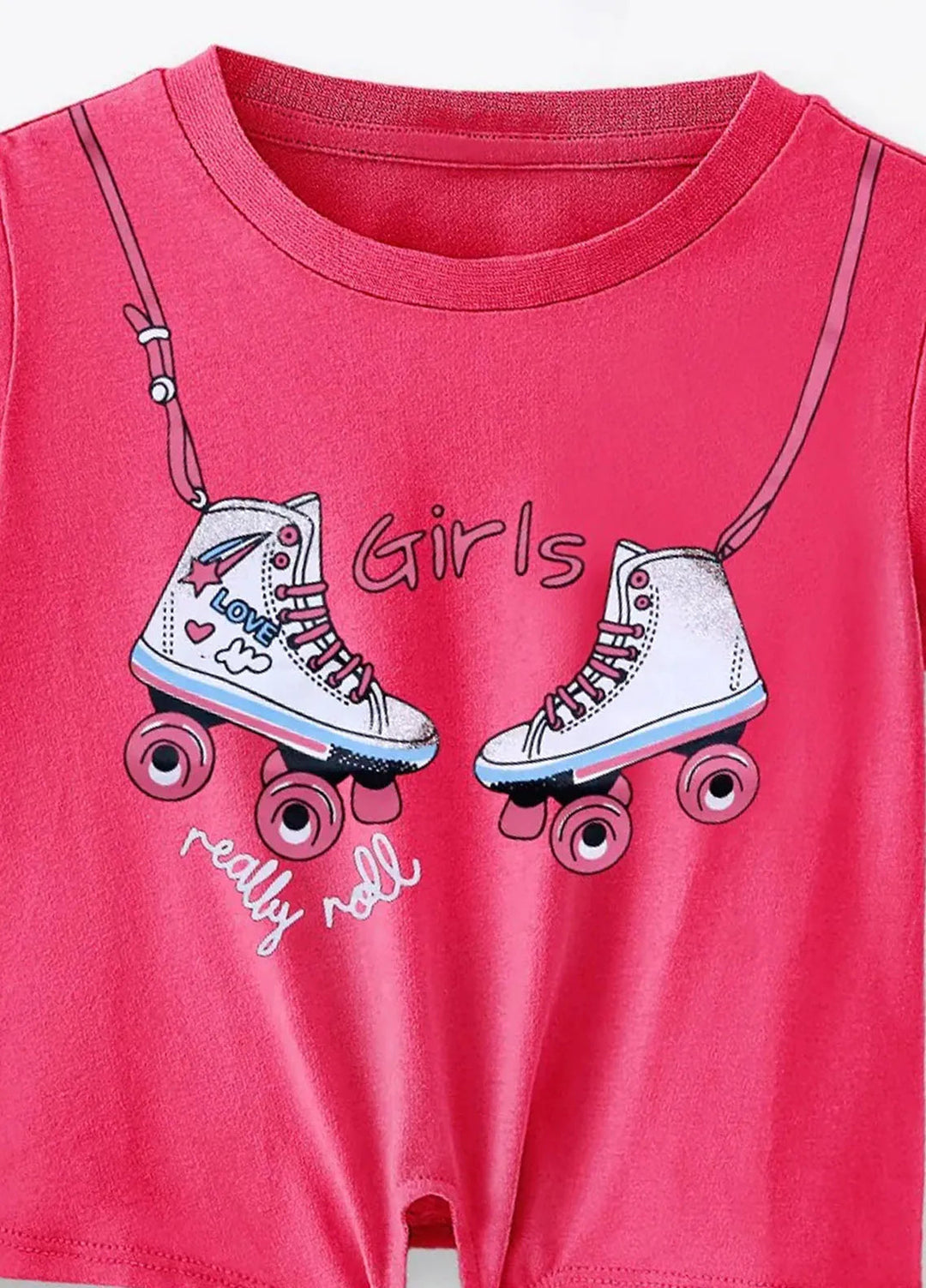 Baby Nest Girls T Shirt Girls love Really Roll