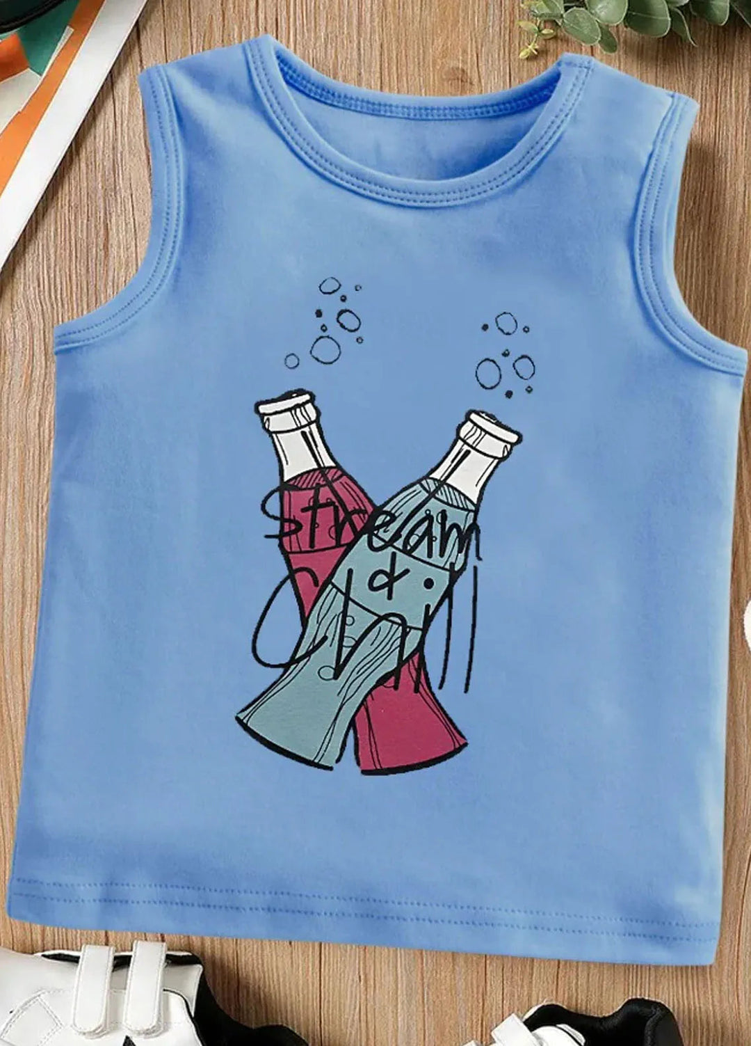 Baby Nest Kids Sando Bnbbs-185-D2 Strem Chill Blue