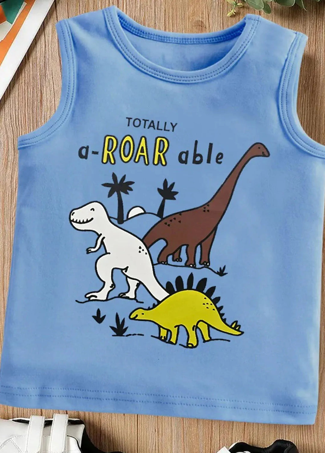 Baby Nest Kids Sando Bnbbs-185-D4 Roar Able Blue