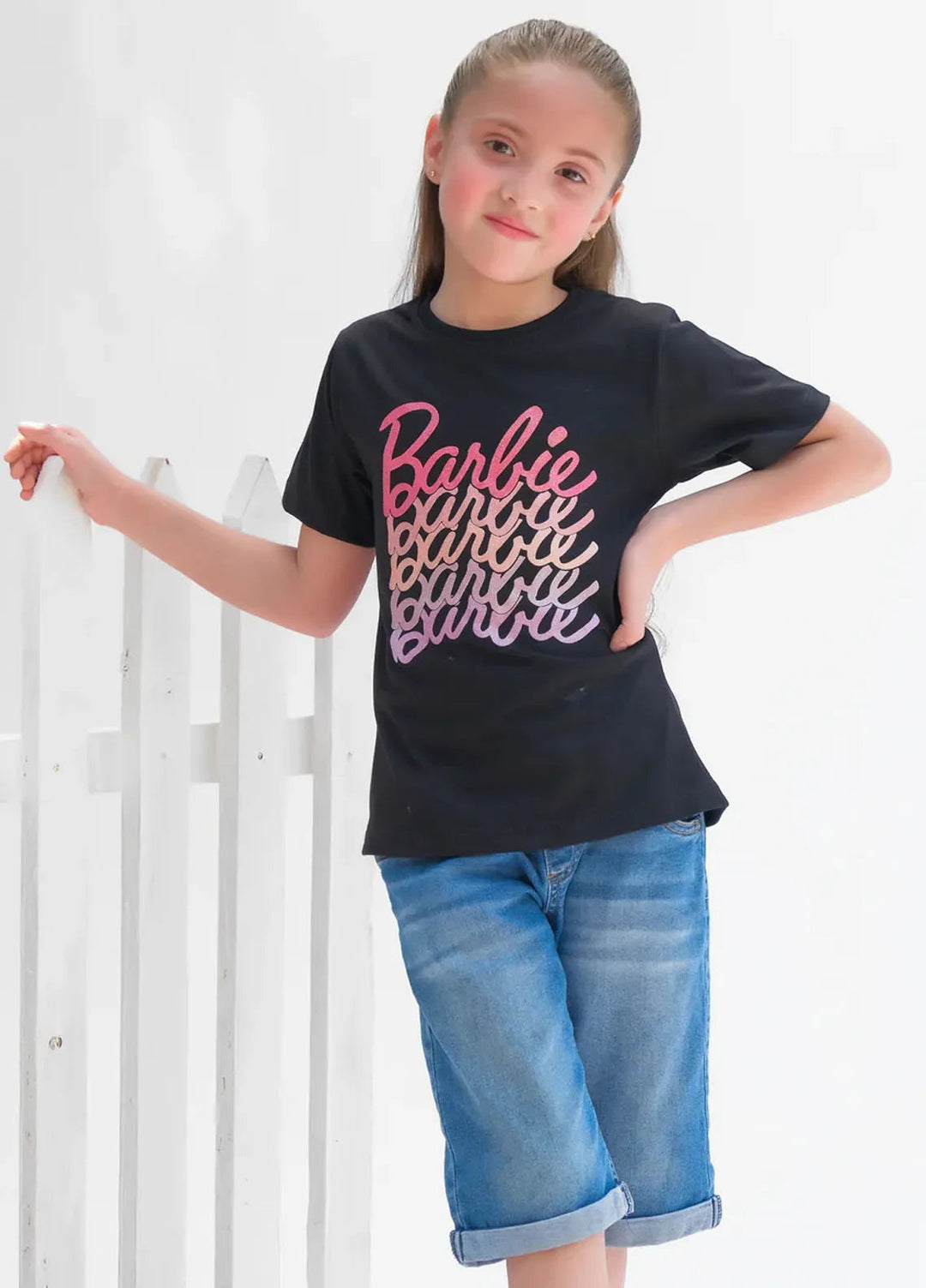 Baby Nest Kids T Shirt Barbie Black