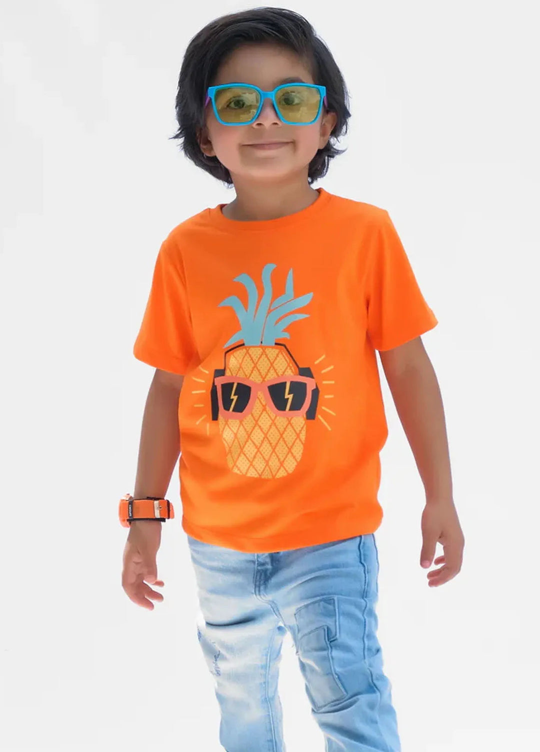 Baby Nest Kids T Shirt Cool Pineapple SBT-336
