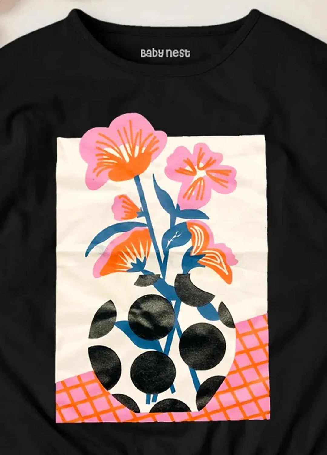 Baby Nest Kids T Shirt Flowers