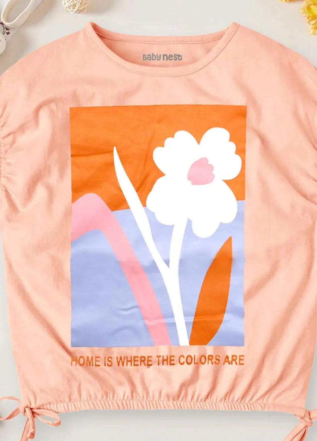 Baby Nest Kids T Shirt Home is where the colors are