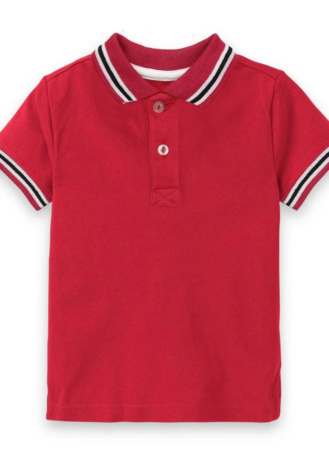 Baby Nest Pret 1 Piece Pique Polo T-Shirt -Darkpink