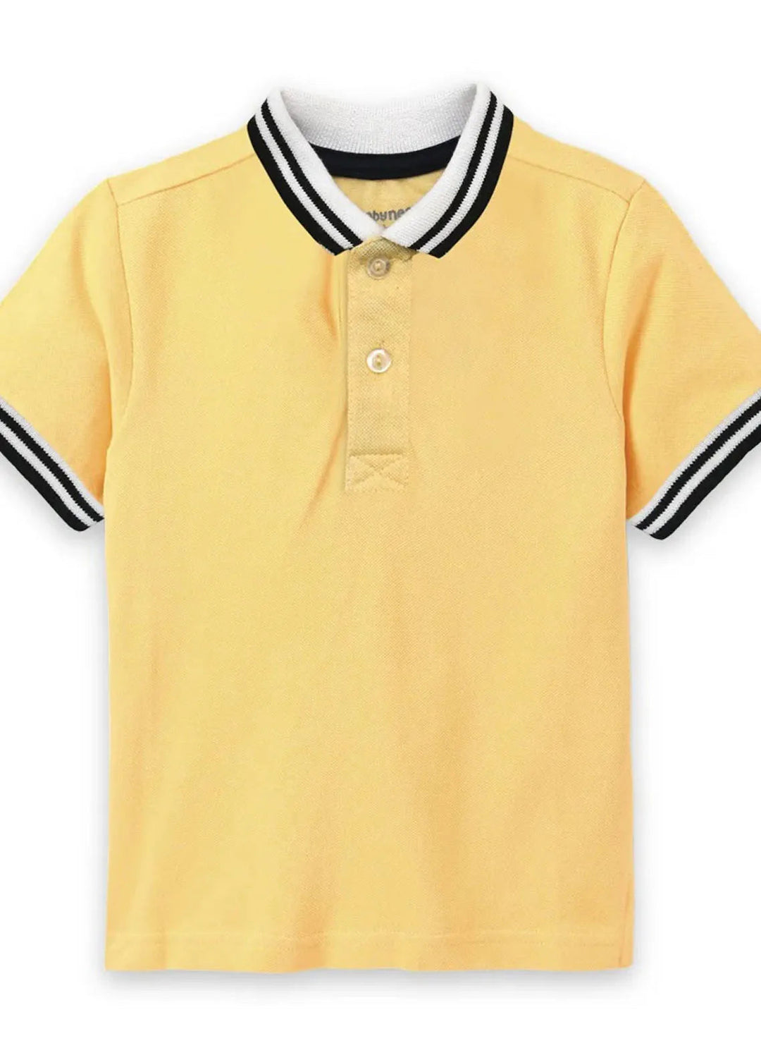 Baby Nest Pret 1 Piece Pique Polo T-Shirt -Yellow