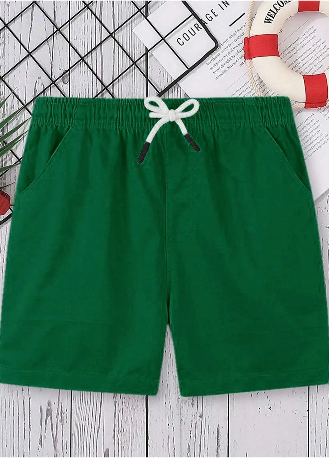 Baby Nest Pret 1 Piece Shorts For Boys - Green