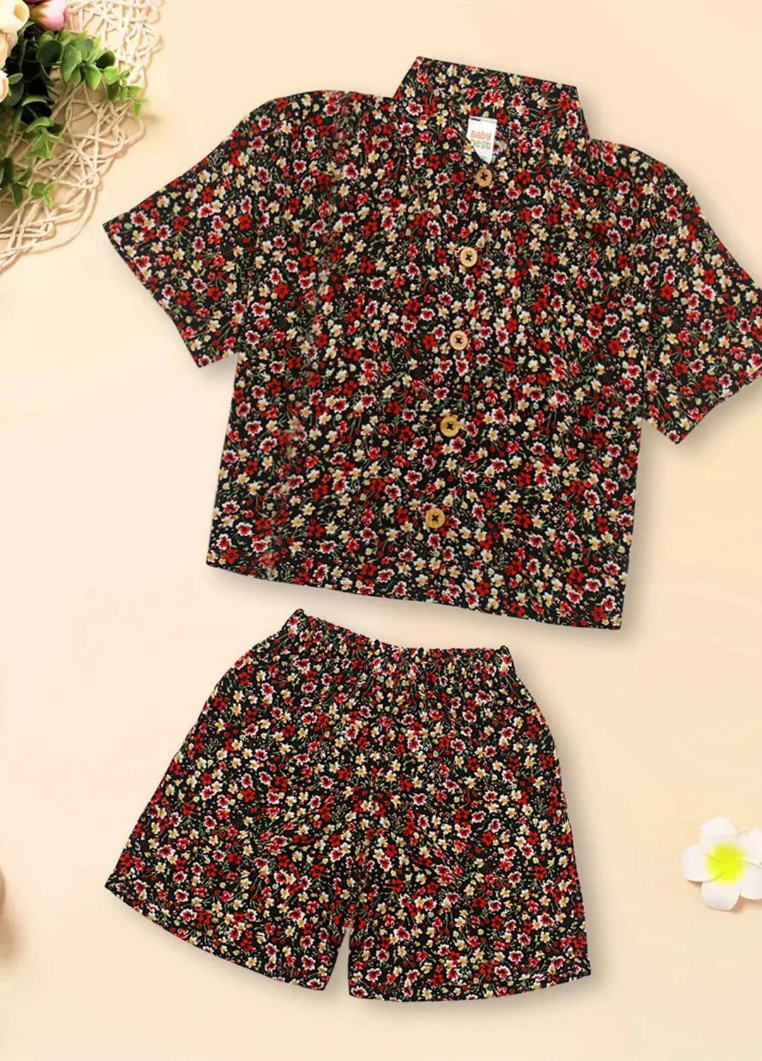 Baby Nest Pret 2 Piece Linen Shirt And Shorts