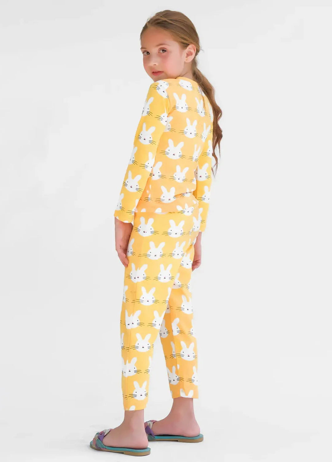 Baby Nest Pret Casual Night Suit Bunny-Yellow