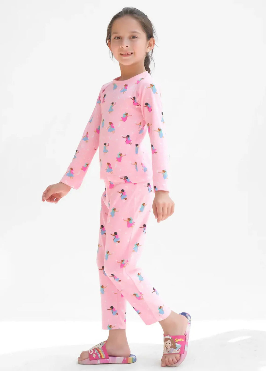Baby Nest Pret Casual Night Suit Fairy-Pink