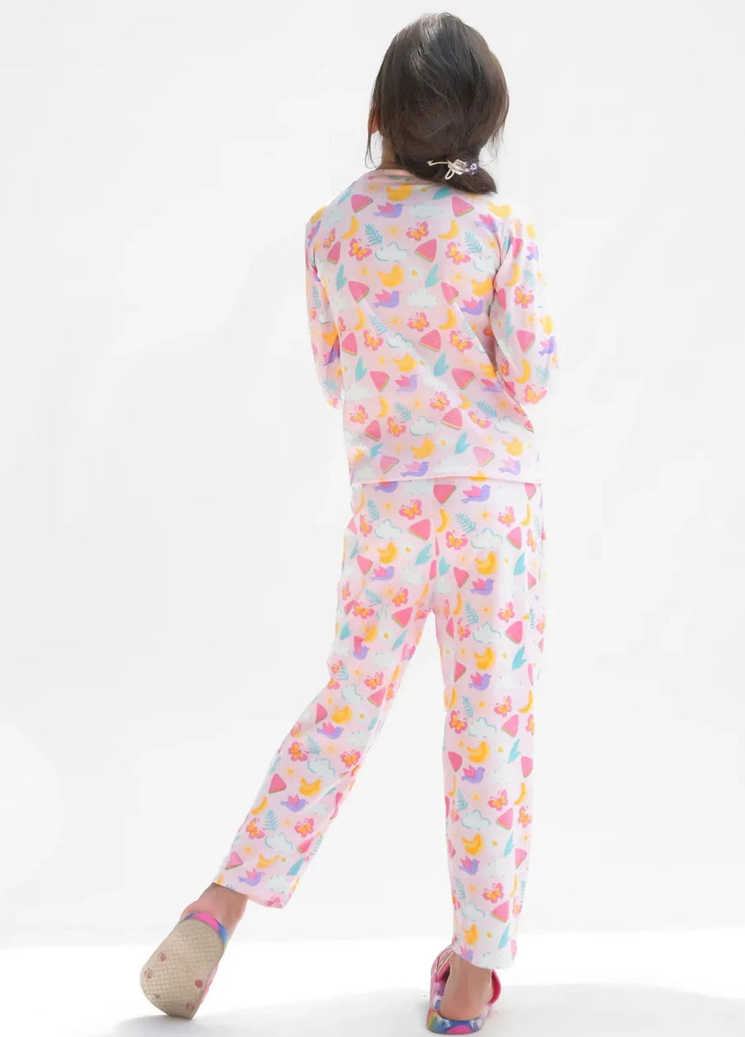 Baby Nest Pret Casual Night Suit Fruit-Pink