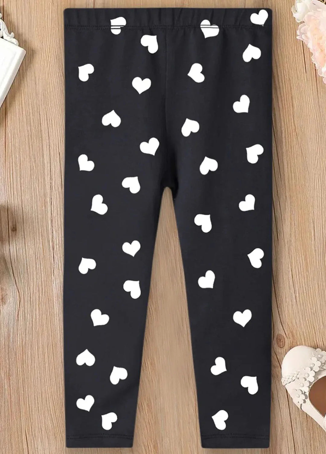 Baby Nest Tights Baby Tights White Hearts