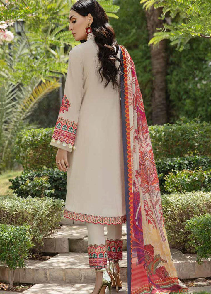 Banafsheh Embroidered Lawn Suits Unstitched 3 Piece BFPEL22 BNP/19 - Summer Collection