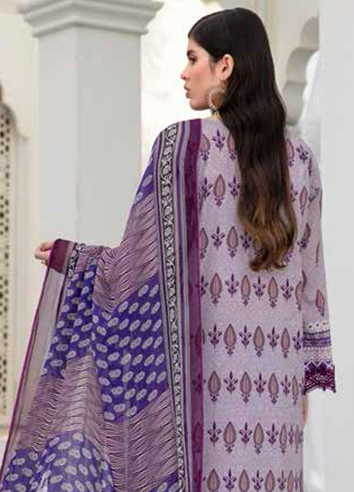 Banafsheh Printed Lawn Suits Unstitched 3 Piece BF22L BNP-07 - Summer Collection