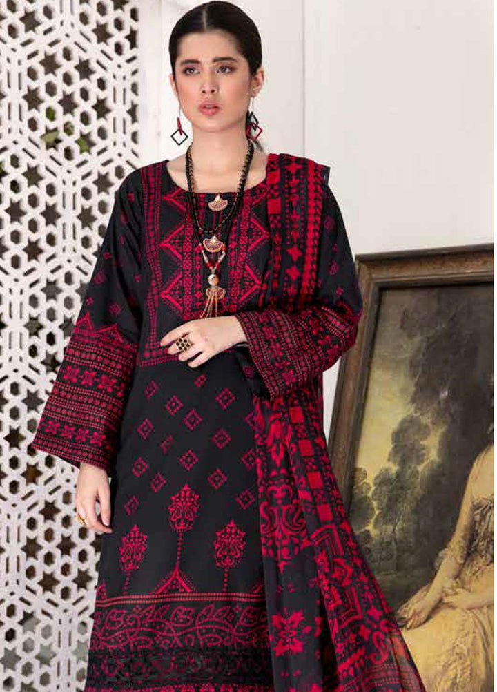 Banafsheh Printed Lawn Suits Unstitched 3 Piece BF22L BNP-08 - Summer Collection