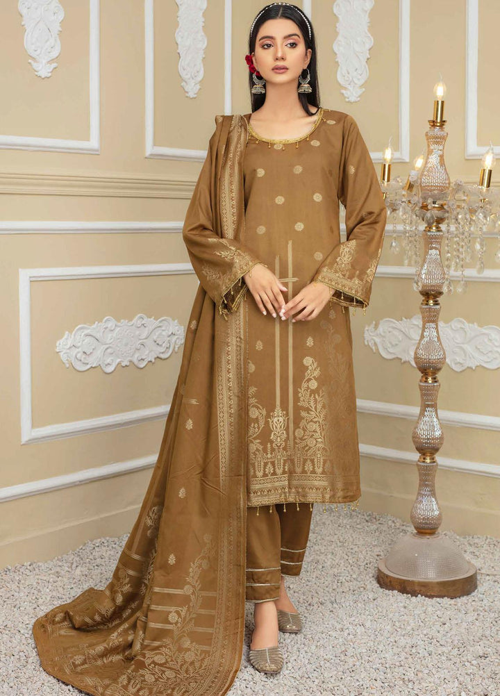 Banarsi by Aalaya Banarsi Viscose Suits Unstitched 3 Piece ALY22BN 4-Tulsi - Winter Collection