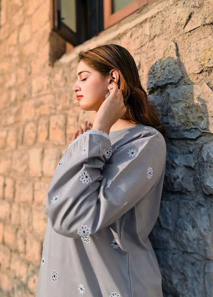 Bareeq Embroidered Pret Cambric Kurti Insiya