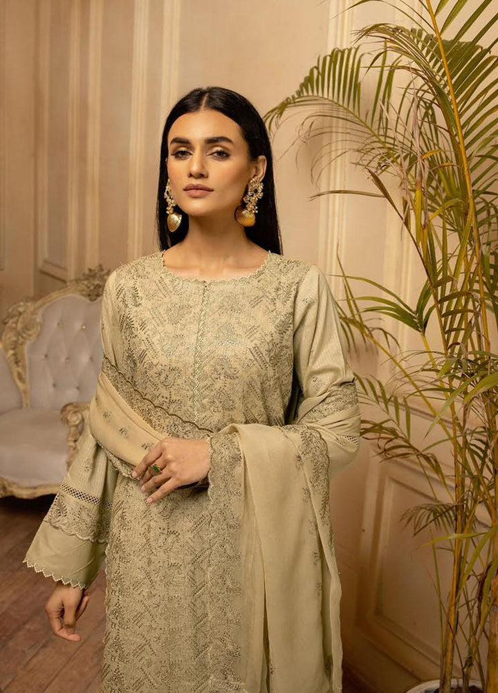 Bareeze By Aalaya Embroidered Lawn Suits Unstitched 3 Piece ALY23B-V3 D-6 - Luxury Summer Collection