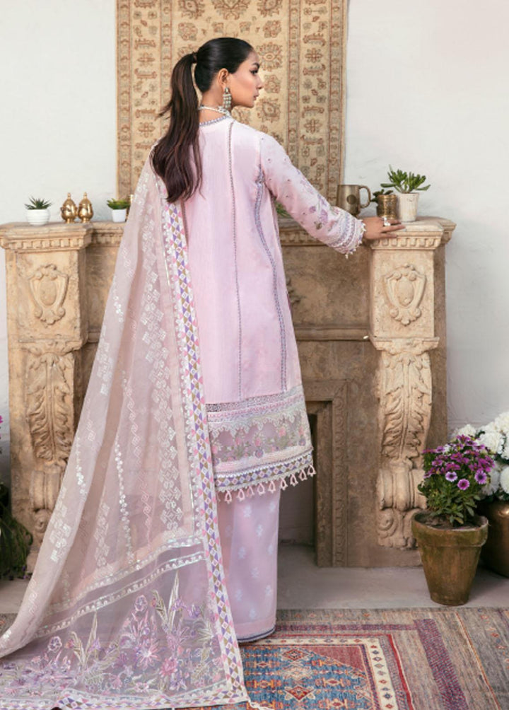 Baroque Embroidered Lawn Suit Unstitched 3 Piece BQ22E BQU-BL08-D03 - Eid Collection