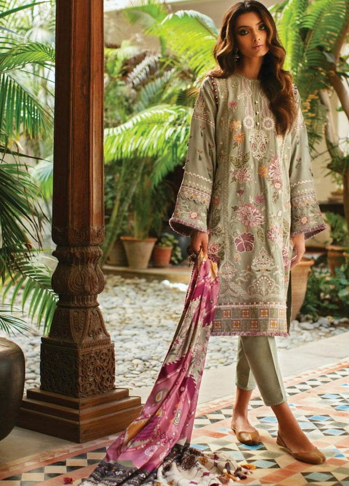 Baroque Embroidered Cotton Karandi Suits Unstitched 3 Piece BQ21KW 05- GIVRY - Winter Collection