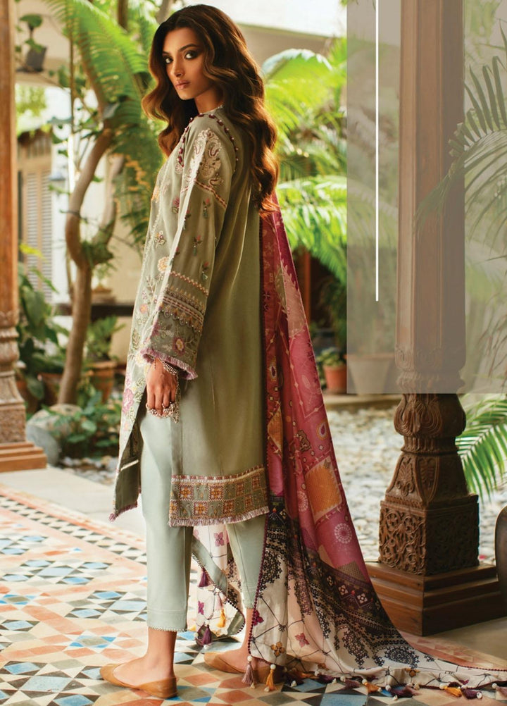 Baroque Embroidered Cotton Karandi Suits Unstitched 3 Piece BQ21KW 05- GIVRY - Winter Collection