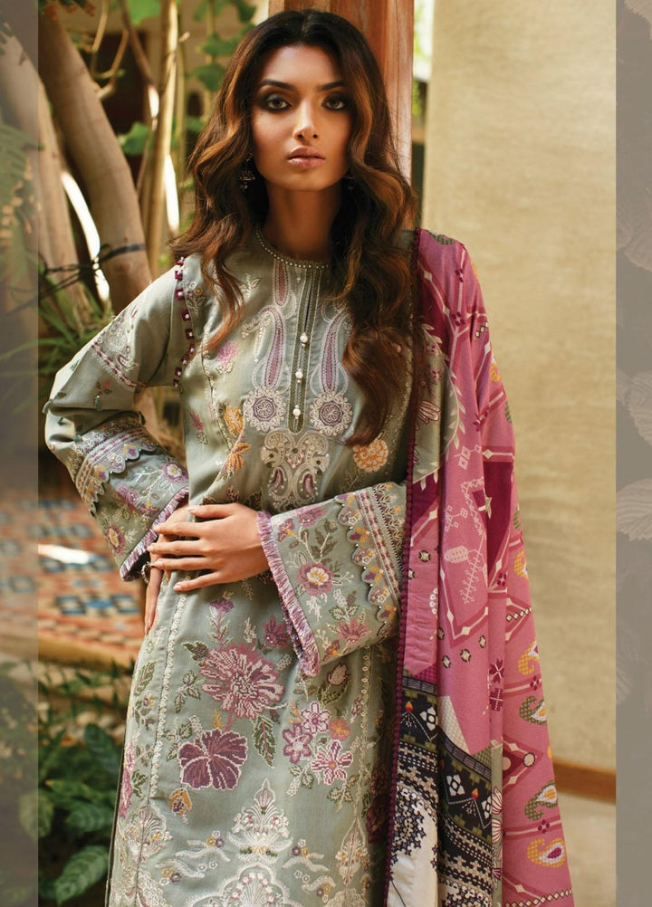 Baroque Embroidered Cotton Karandi Suits Unstitched 3 Piece BQ21KW 05- GIVRY - Winter Collection