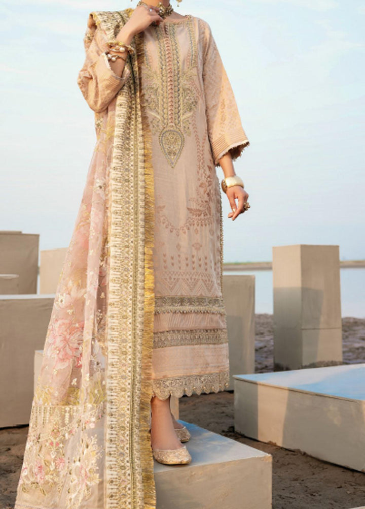 Baroque Embroidered Lawn Suits Unstitched 3 Piece BQ21SL 10 Eremurus - Summer Collection
