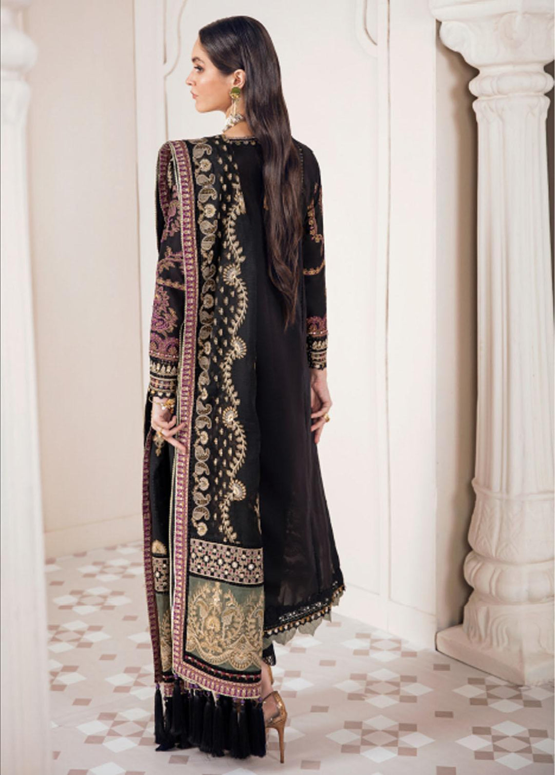 Baroque Embroidered Lawn Suits Unstitched 3 Piece BQ22-SL2 BQU-SL09-D04 - Summer Collection
