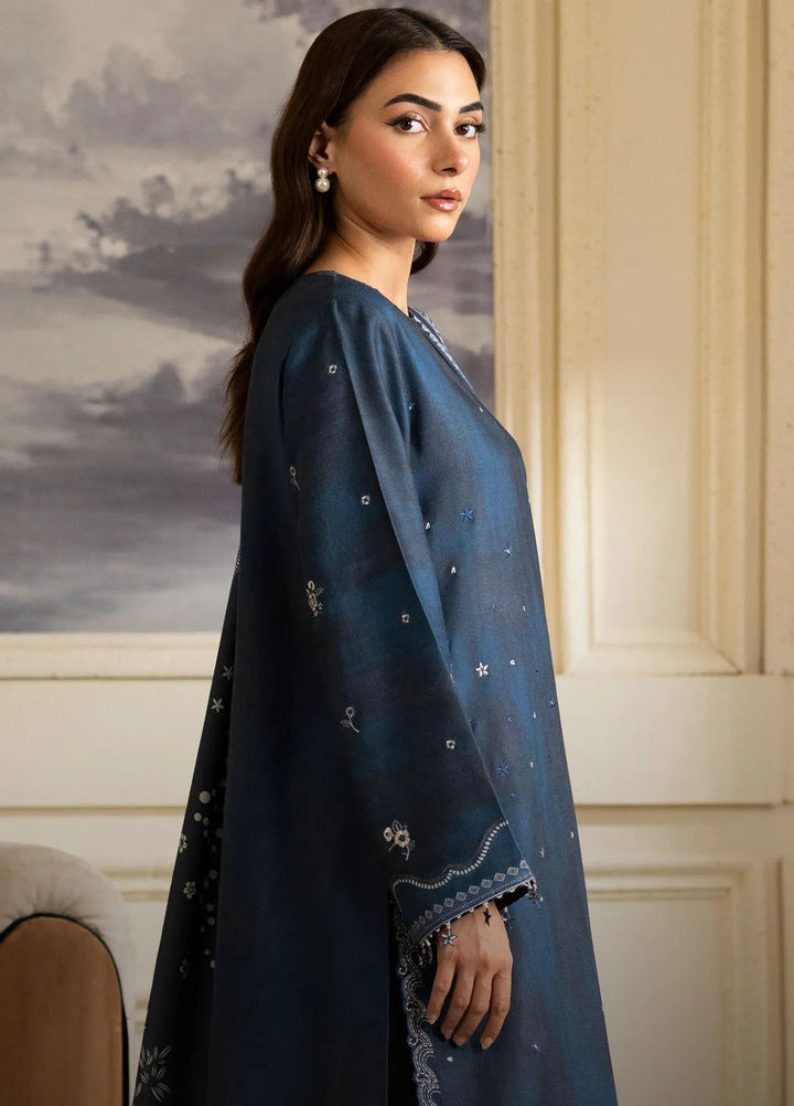 Bellini By Seran Embroidered Cotail Suit Unstitched 3 Piece SRN24BW D-06 Clara - Winter Collection