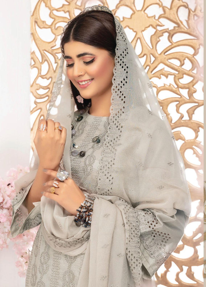 Breeze By Aalaya Embroidered Lawn Suits Unstitched 3 Piece ALY22B 03 Midnight - Premium Collection