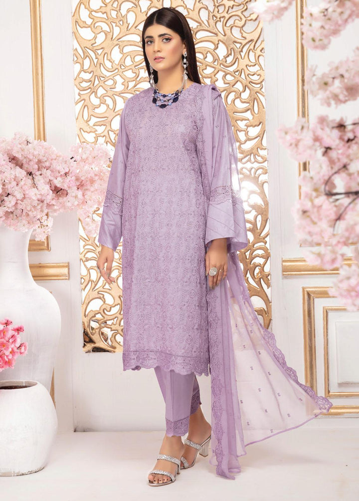 Breeze By Aalaya Embroidered Lawn Suits Unstitched 3 Piece ALY22B 04 Bery - Premium Collection