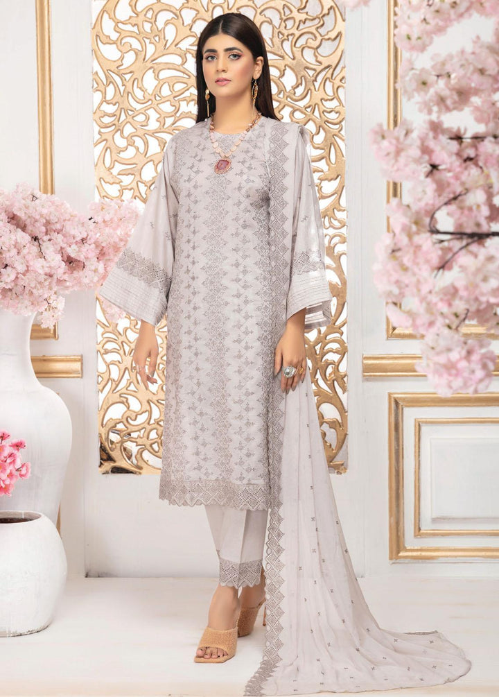 Breeze By Aalaya Embroidered Lawn Suits Unstitched 3 Piece ALY22B 07 Margo - Premium Collection