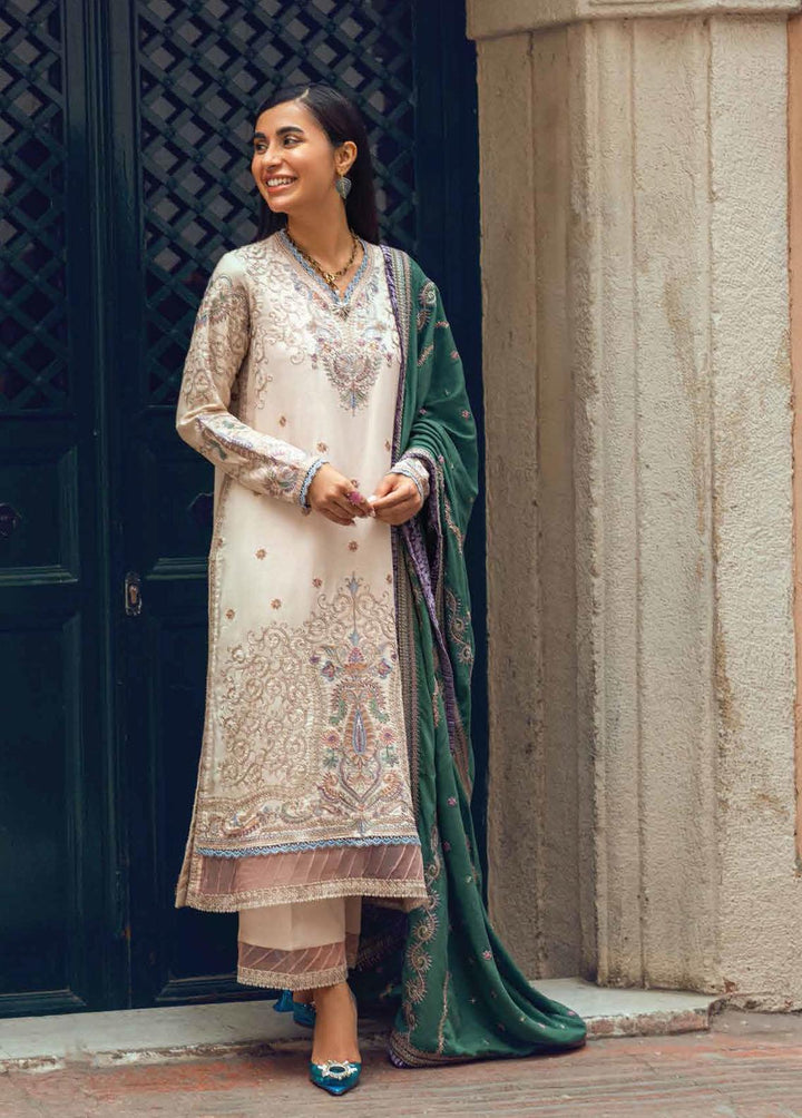 Broadway Returns by Mushq Embroidered Linen Suits Unstitched 3 Piece MQ22BR MW22-08 Emel - Winter Collection