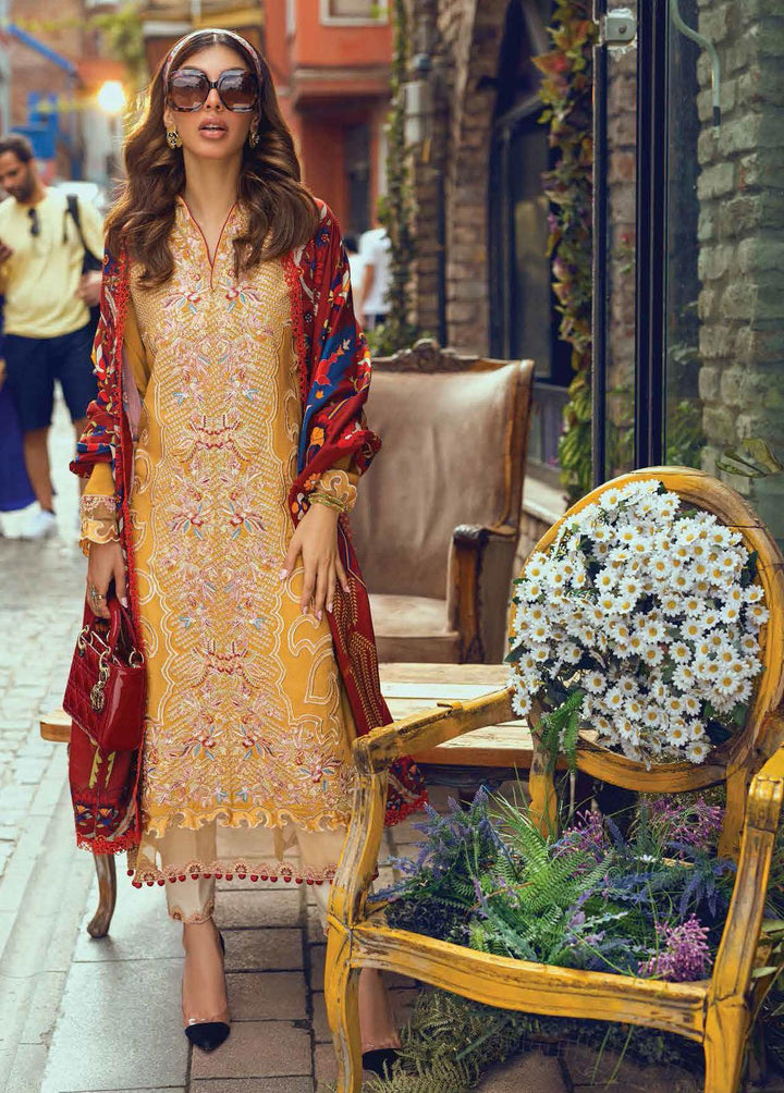 Broadway Returns by Mushq Embroidered Linen Suits Unstitched 3 Piece MQ22BR MW22-11 Ela - Winter Collection