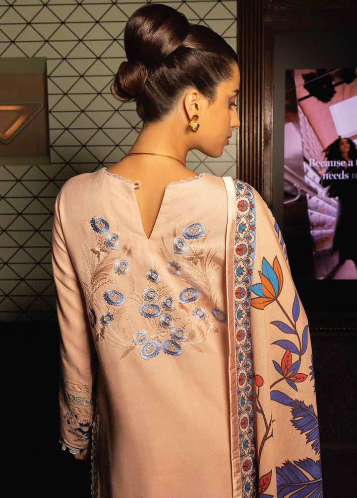 Broadway Showtime By Mushq Embroidered karandi Suits Unstitched 3 Piece MQ23BS MNW-01 Regal Regent - Winter Collection