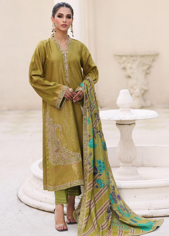 Bunti By Charizma Embroidered Jacquard Suits Unstitched 3 Piece CRZ23BN CB3-07 - Winter Collection