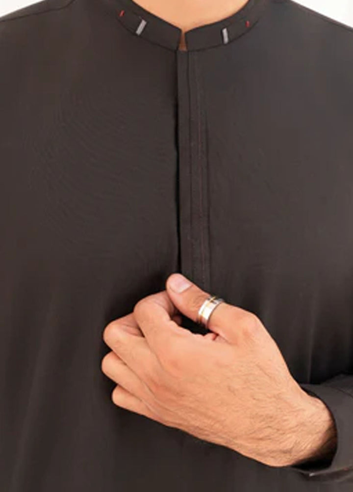 Buraq Pret Plain Wash N Wear Kurta Shalwar Bazm