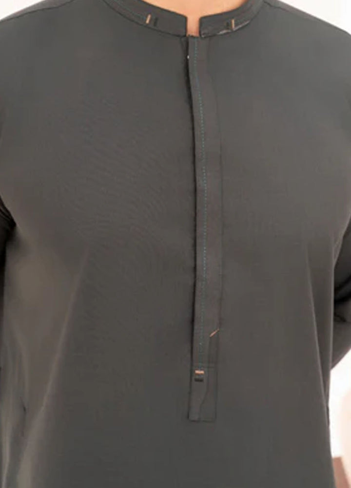 Buraq Pret Plain Wash N Wear Kurta Shalwar Meherban