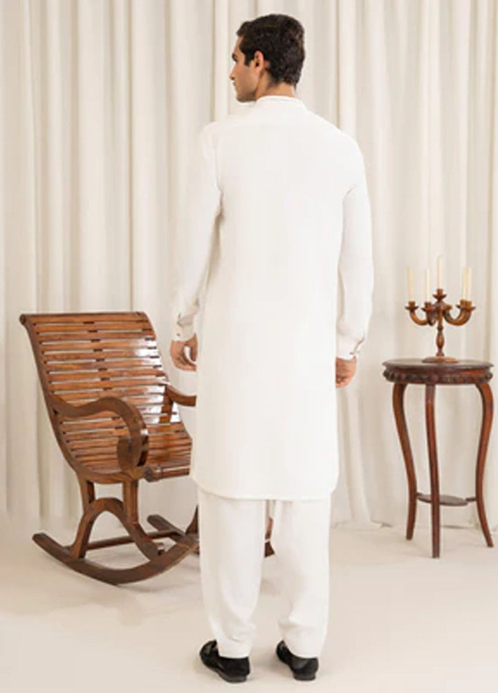 Buraq Pret Plain Wash N Wear Kurta Shalwar Muslih
