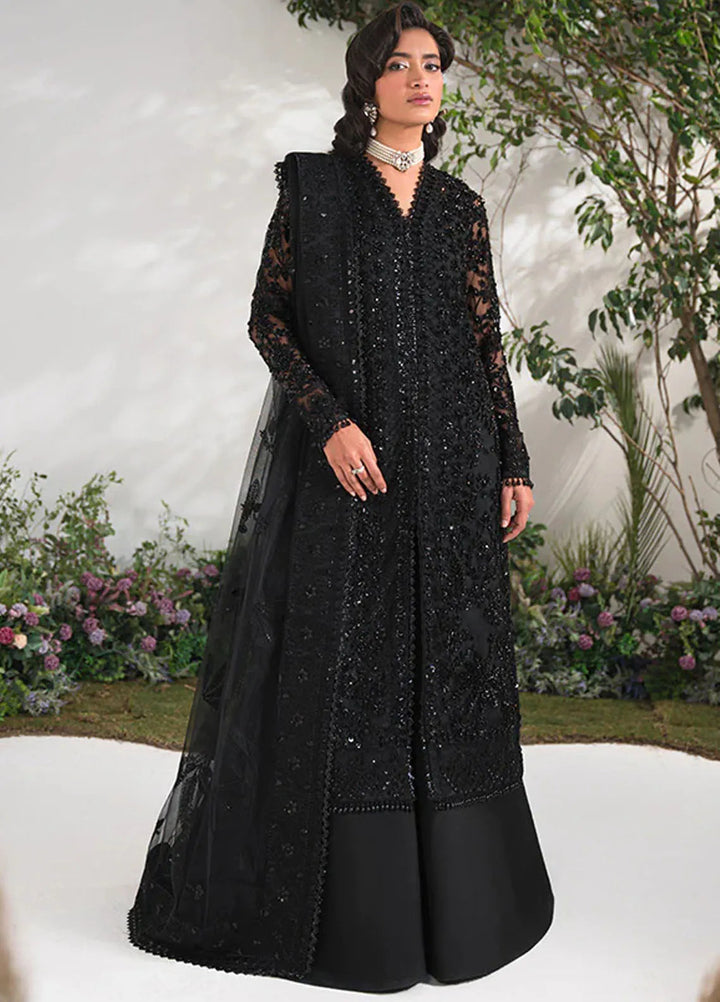 Celeste by Saffron Embroidered Net Suits Unstitched 3 Piece SFR24C Arsia - Festive Collection