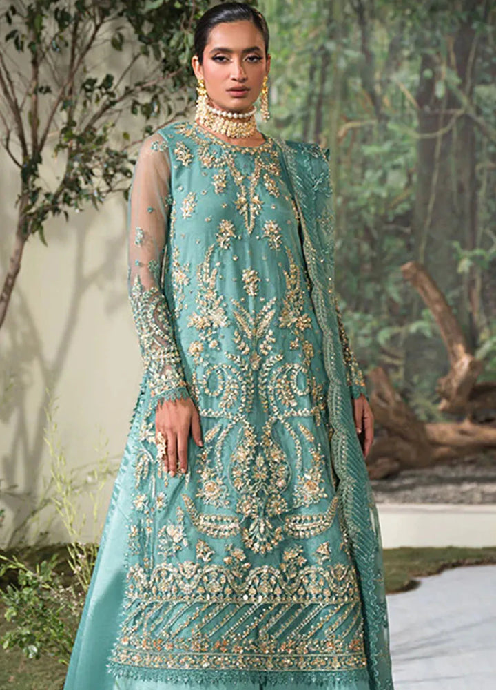 Celeste by Saffron Embroidered Net Suits Unstitched 3 Piece SFR24C Daria - Festive Collection