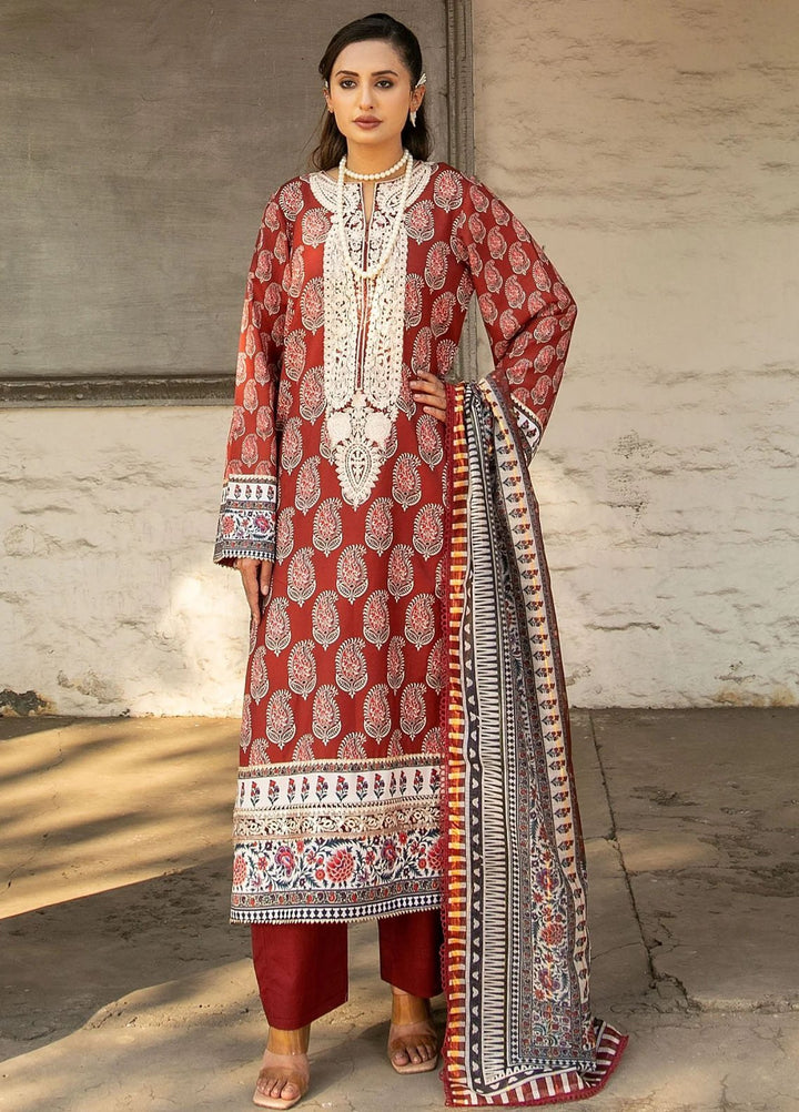 Chandan Nagri Pret Embroidered Lawn 3 Piece Suit Amelia