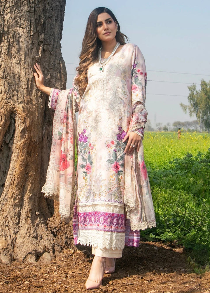 Chandan Nagri Pret Embroidered Lawn 3 Piece Suit Elie